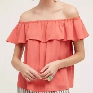 ⭐️ Anthropologie Maeve Islander off shoulder top